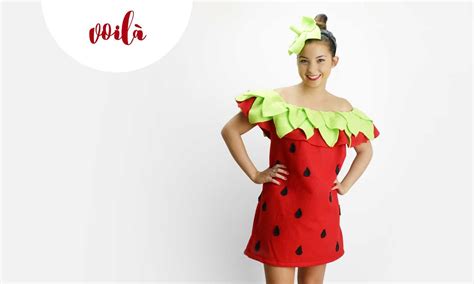 cute strawberry costume|make your own strawberry costume.